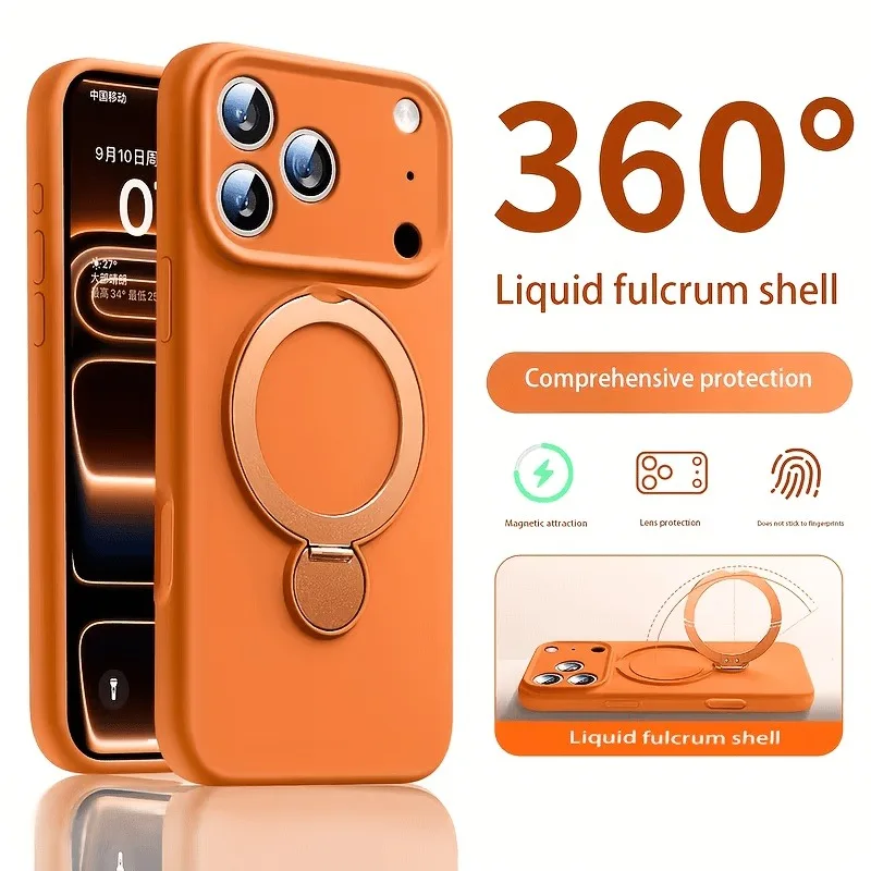 Magnetic Charging Stand - Custodia Protettiva in Silicone Liquido con