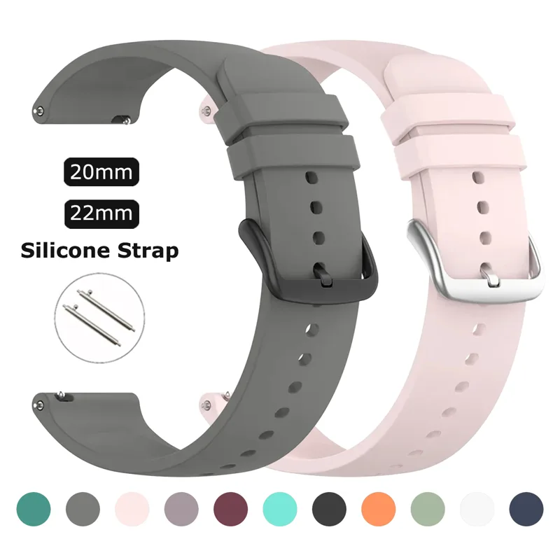 Fossil Smartwatch Accessories - 20/22mm cinturino in silicone per Fossil