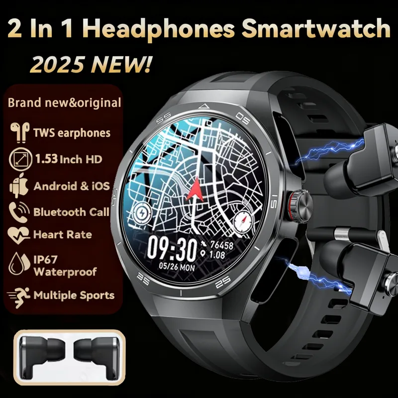 Smartwatch Headset - Auricolare NFC Smart Watch 2 in
