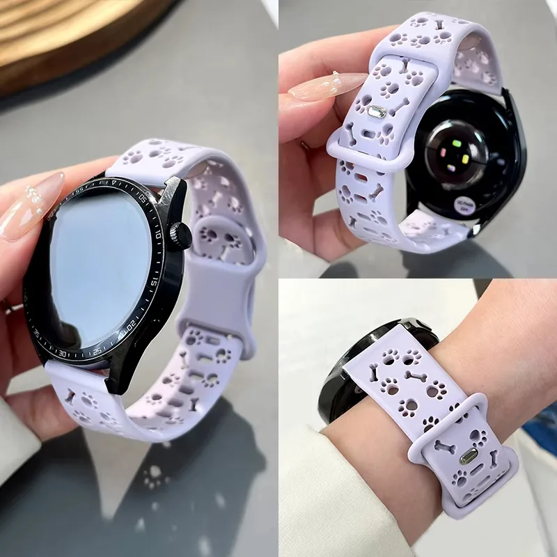 Titan Smartwatch Accessories - Cinturino traforato a forma di zampa