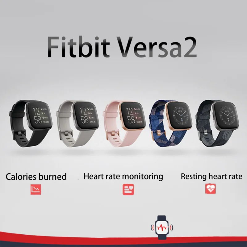 Smartwatch X - Fitbit Versa 2 Smartwatch per salute