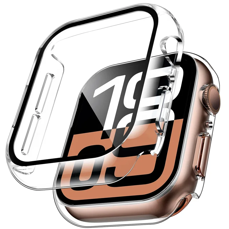 Apple Smartwatch Accessories - 2 pezzi custodia in vetro temperato