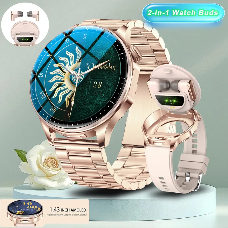 Smartwatch Headset - Nuovo Smartwatch 2-in-1 con Auricolari TWS