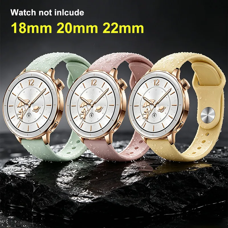 Fossil Smartwatch Accessories - Cinturino in Silicone da 18mm 20mm