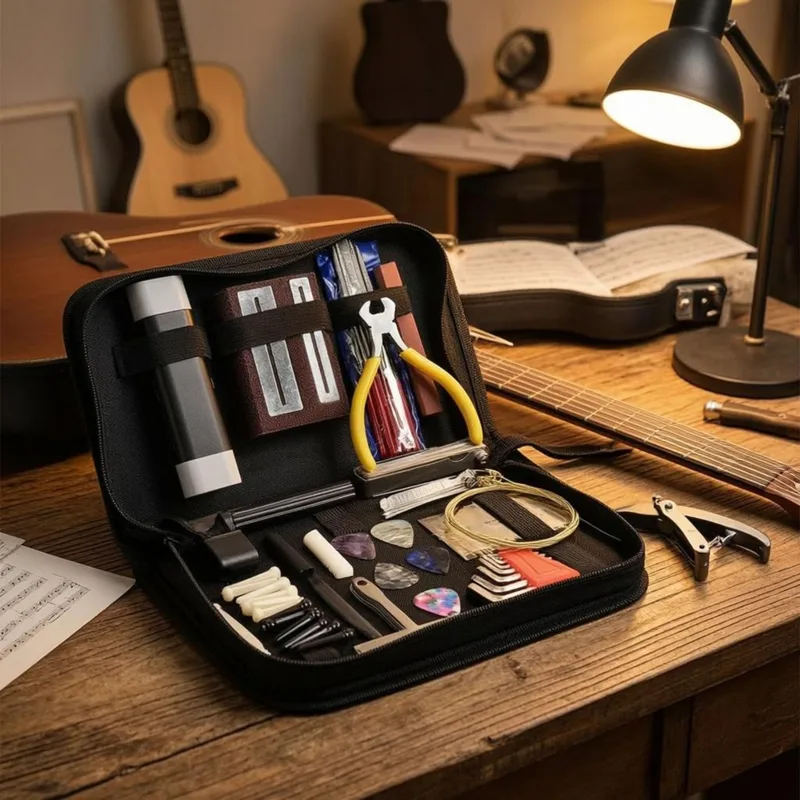 Tool Kit Strap Change - Kit di Riparazione per Chitarra con
