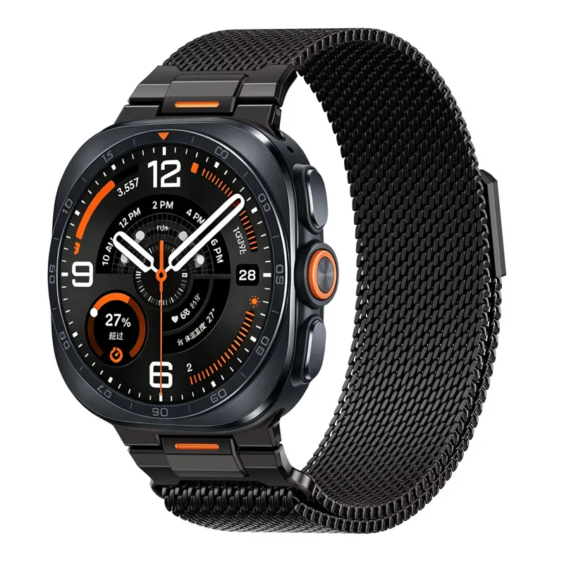 Samsung Smartwatch Ultra Accessories - Cinturino in maglia milanese metallica per