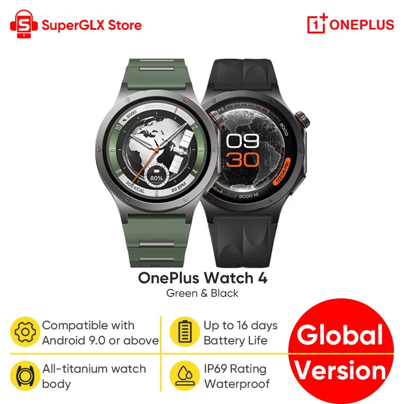 Smartwatch X - OnePlus Watch 4 Versione Globale, Smartwatch