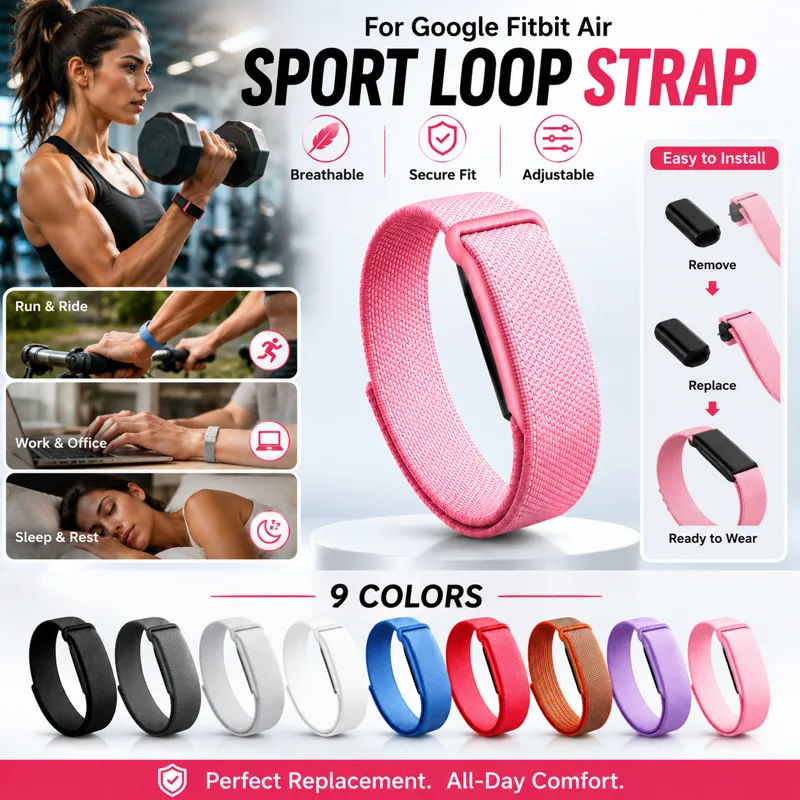 Sport Loop Strap - Cinturino Sport Loop Traspirante per Google