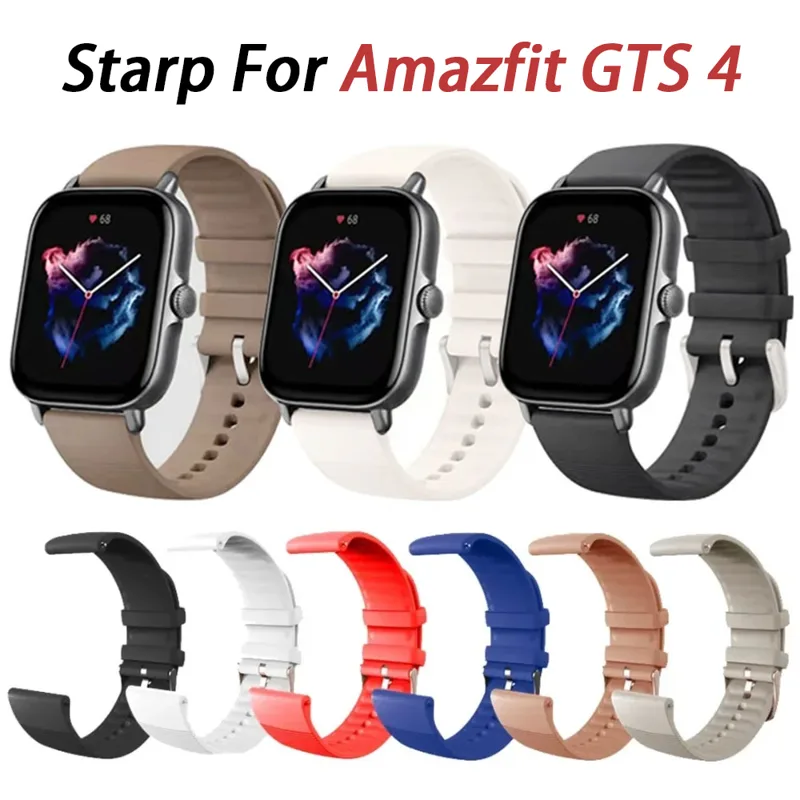Amazfit Smartwatch Accessories - Cinturino in silicone morbido da 20