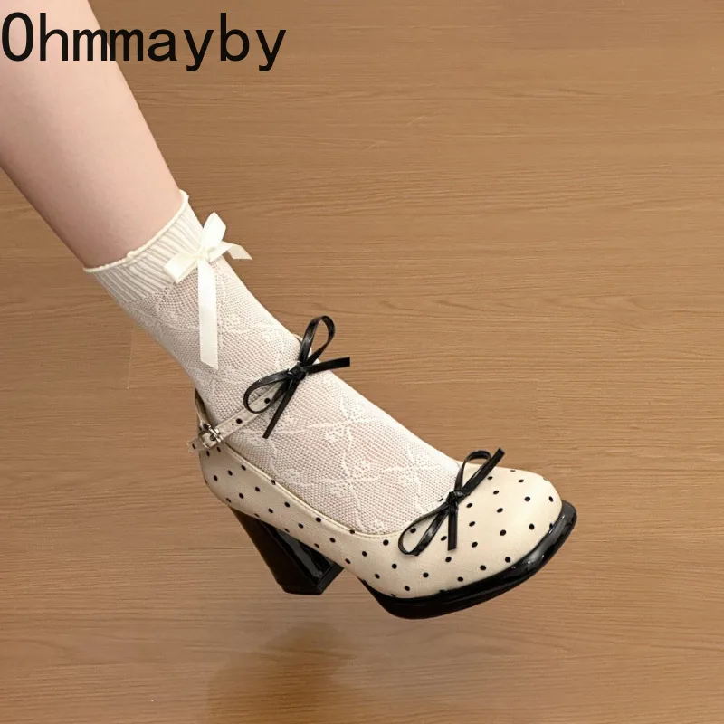Leather Classic Strap - Scarpe Mary Jane da Donna con