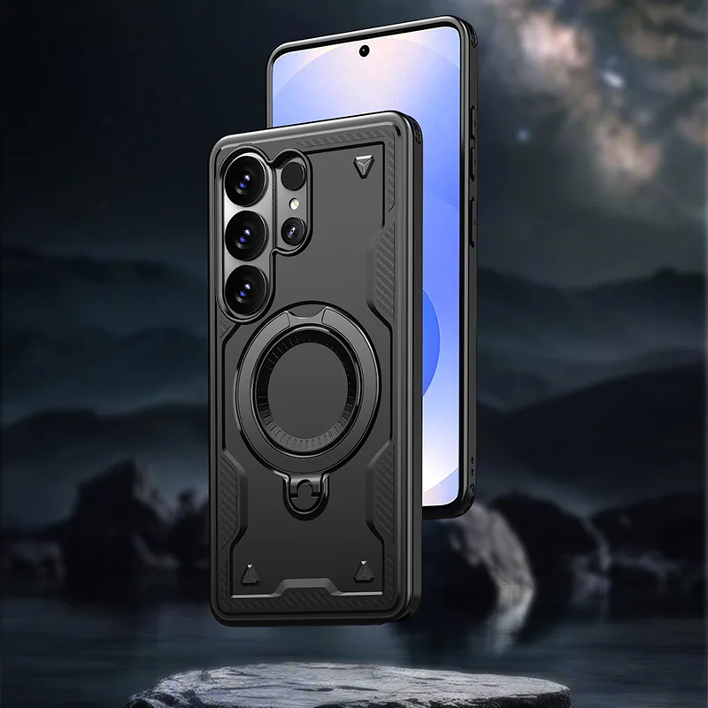 Magnetic Charging Stand - 360 ° Custodia Protettiva Girevole Antiurto