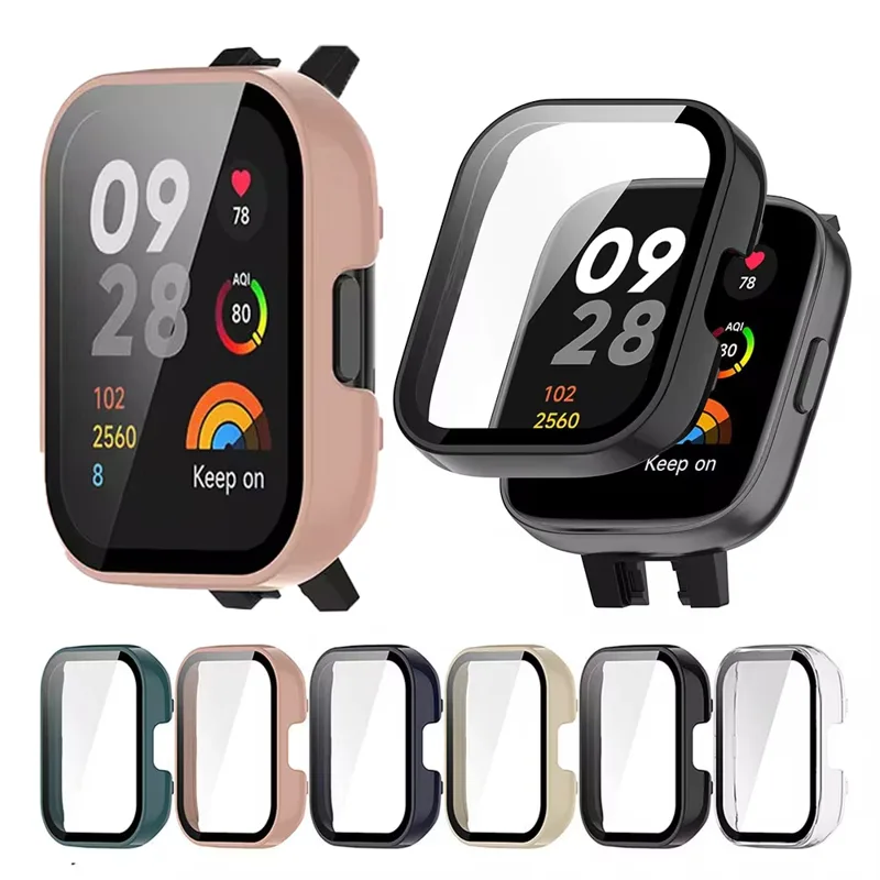 Garmin Smartwatch Accessories - Custodia protettiva in vetro temperato +
