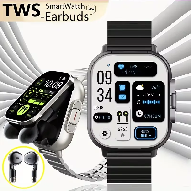 Smartwatch Headset - NFC Smart Watch TWS Auricolare 2