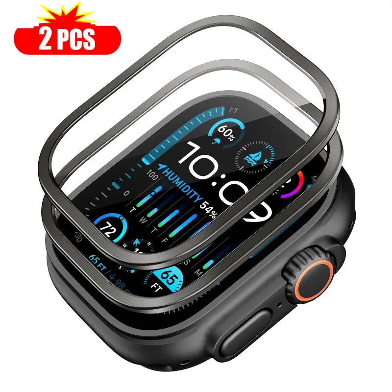Apple Smartwatch Accessories - 2 pezzi di vetro temperato per