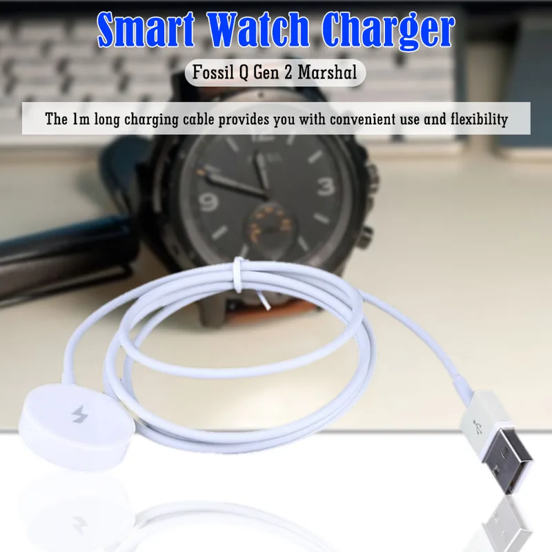 Fossil Smartwatch Accessories - Caricabatterie Magnetico per Smartwatch da 1m