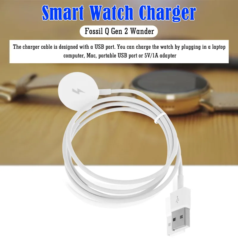Fossil Smartwatch Accessories - Cavo di Ricarica USB per Orologi,