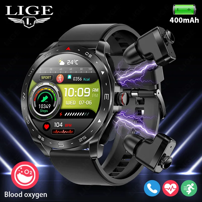 Smartwatch Headset - LIGE con auricolari auricolare Bluetooth Smartwatch