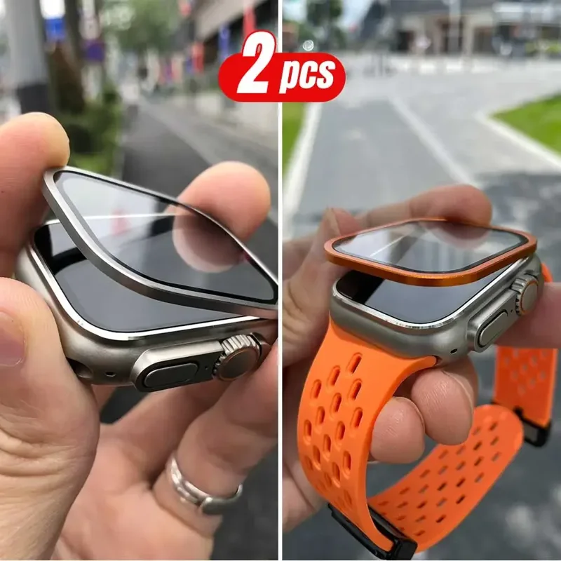 2 pezzi telaio in metallo tita - Apple Smartwatch Accessories recensione e prezzo
