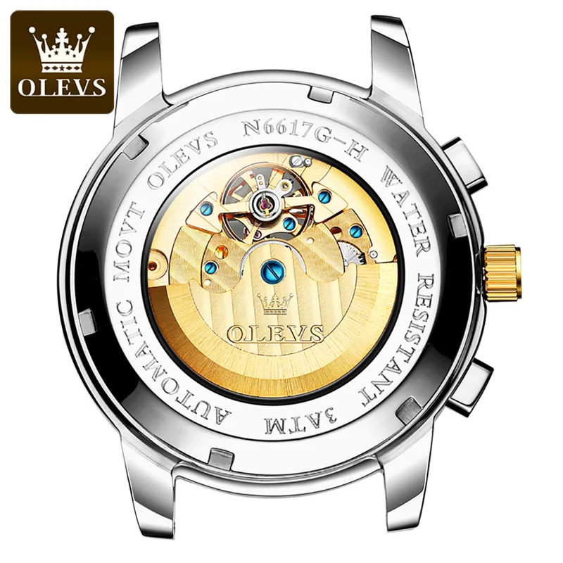 OLEVS 6617 Orologio meccanico  - Leather Classic Strap recensione e prezzo