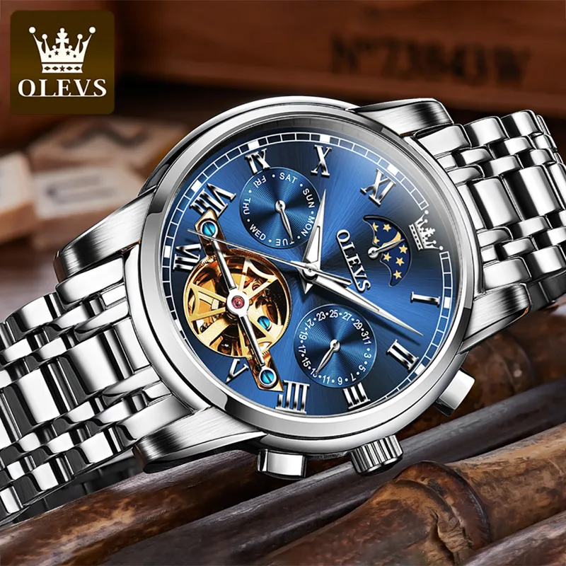 OLEVS 6617 Orologio meccanico  - Leather Classic Strap recensione e prezzo