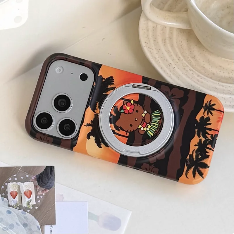 Custodia di lusso Sanrio nera  - Magnetic Charging Stand recensione e prezzo