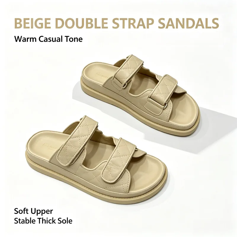 Sandali da spiaggia classici e - Leather Classic Strap recensione e prezzo