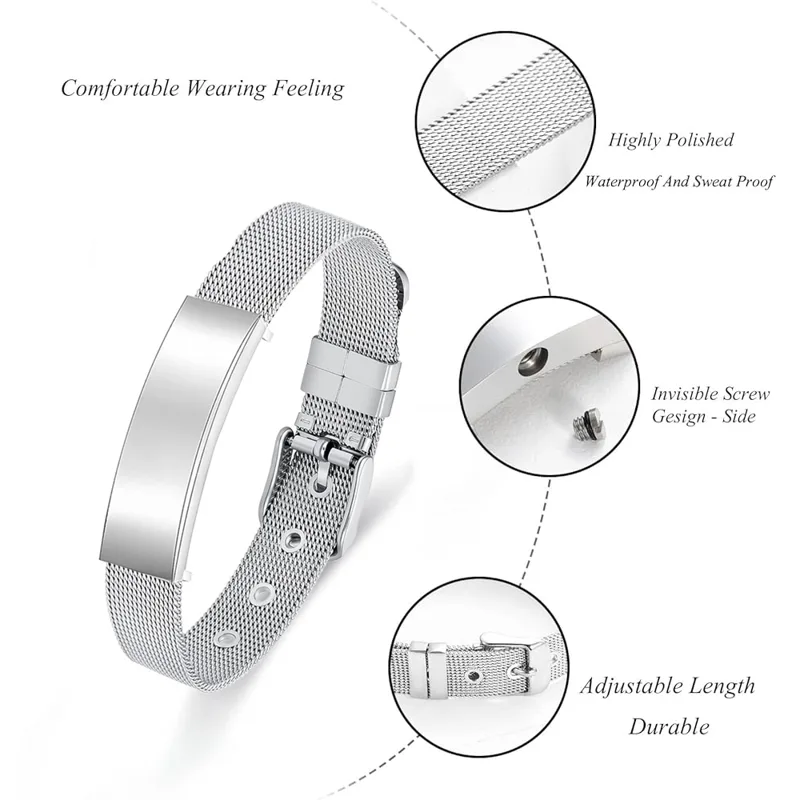 Bracciale con urna per gioiell - Stainless Mesh Band recensione e prezzo