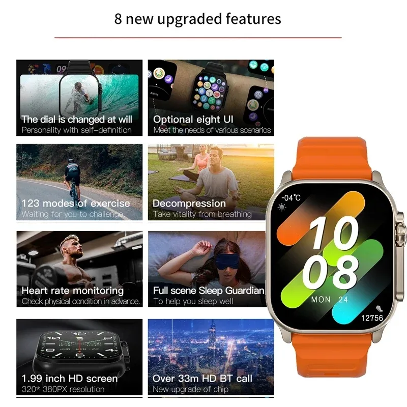 Originale T900 Ultra 2 Astuto  - Smartwatch X12 recensione e prezzo