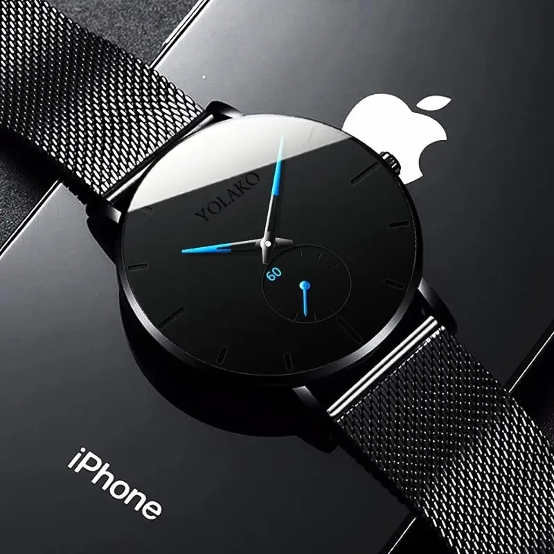 YOLAKO Orologio da uomo minima - Stainless Mesh Band recensione e prezzo