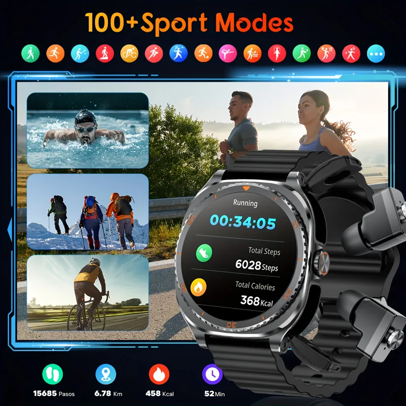 Smartwatch TWS 2 in 1 con Auri - Smartwatch Headset recensione e prezzo