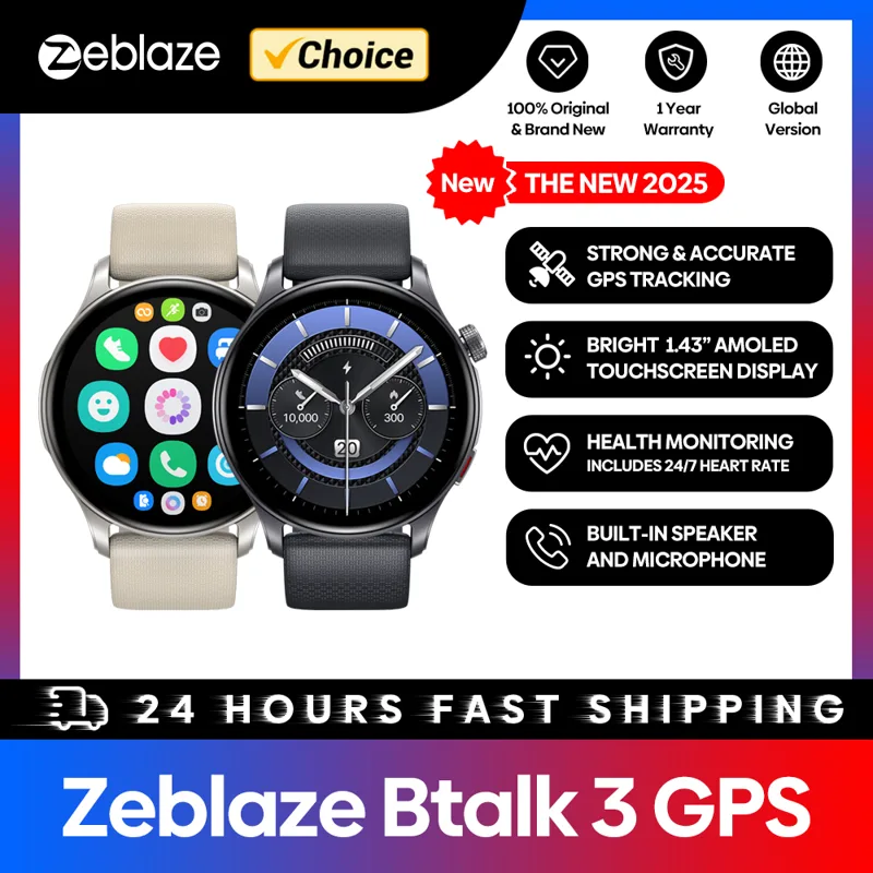 Nuovo Zeblaze Btalk 3 GPS Smar - Smartwatch X recensione e prezzo