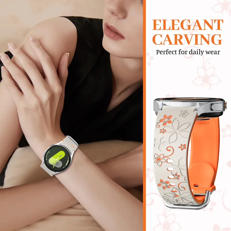 Cinturino in silicone inciso p - Samsung Smartwatch Ultra Accessories recensione e prezzo
