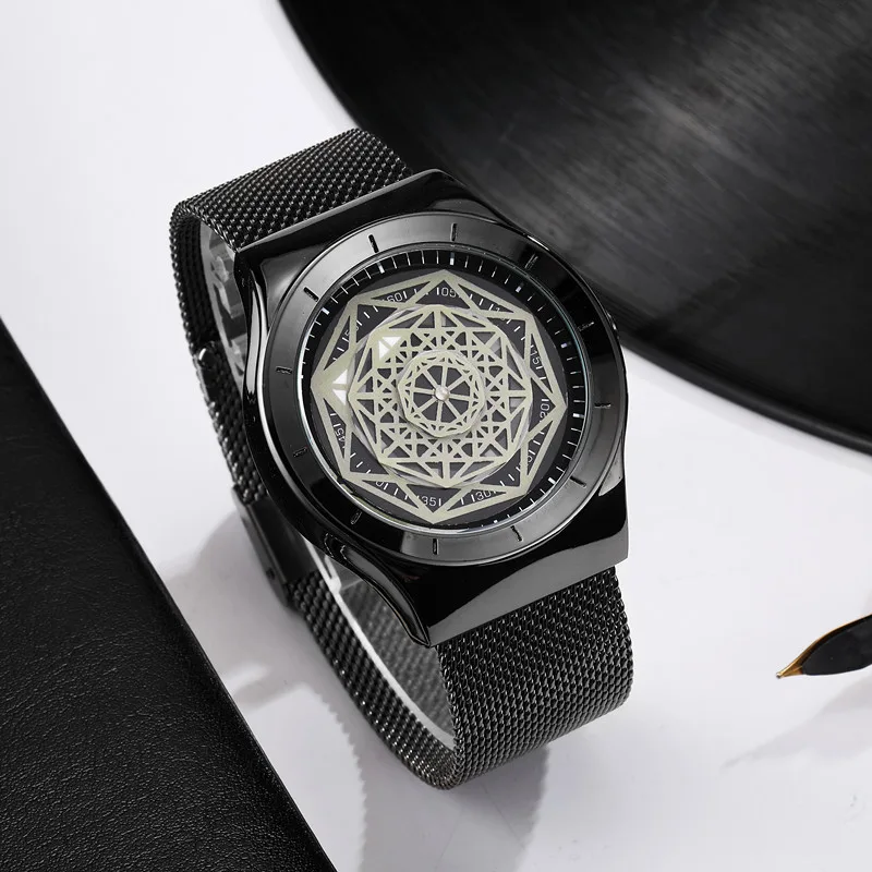 Orologi uomo giradischi Fasion - Stainless Mesh Band recensione e prezzo