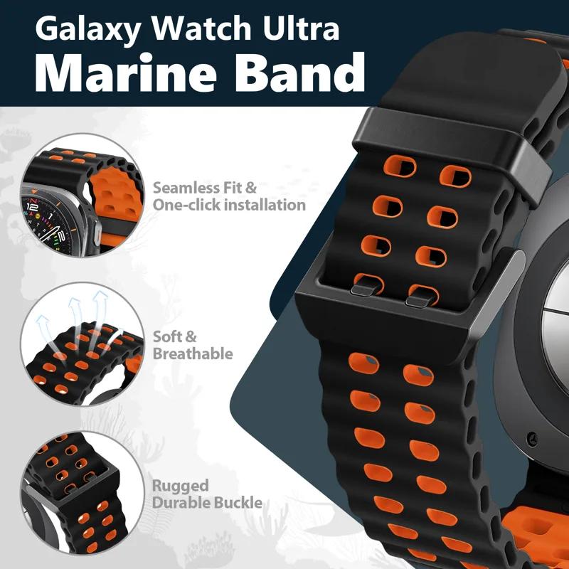Cinturino marino per Samsung G - Samsung Smartwatch Ultra Accessories recensione e prezzo